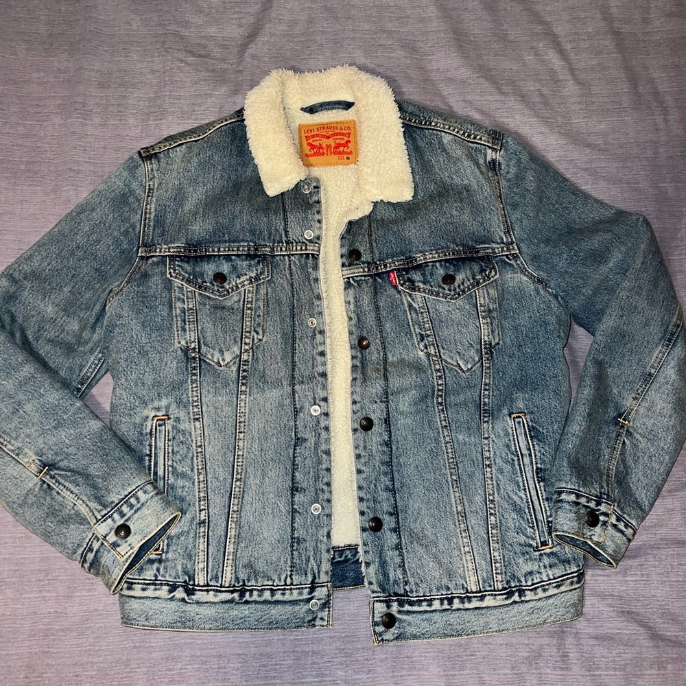 Levi’s Denim Sherpa Jacket